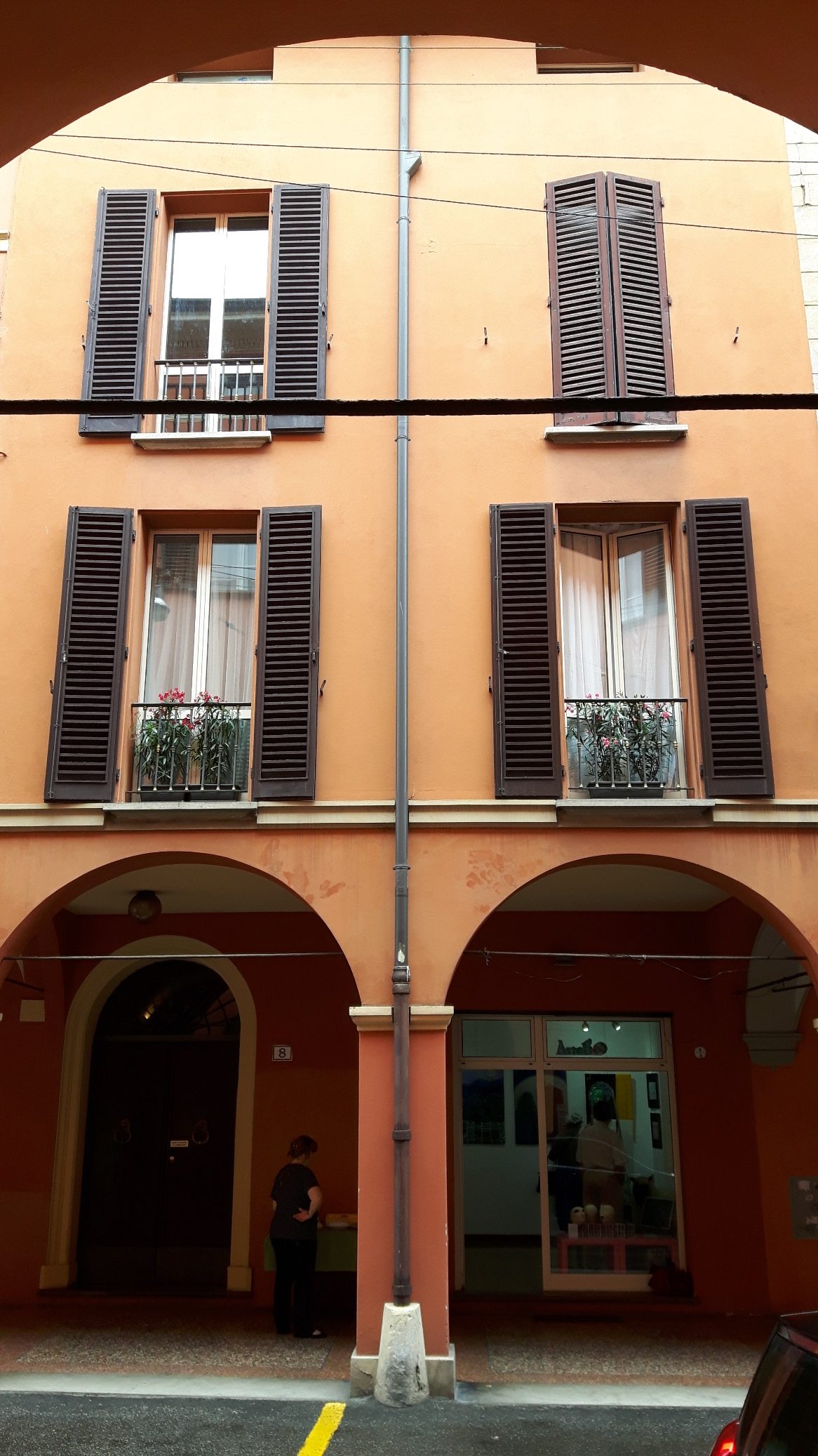 Jacopo Bartolomeo Beccari's home, Bologna - 02.jpg
